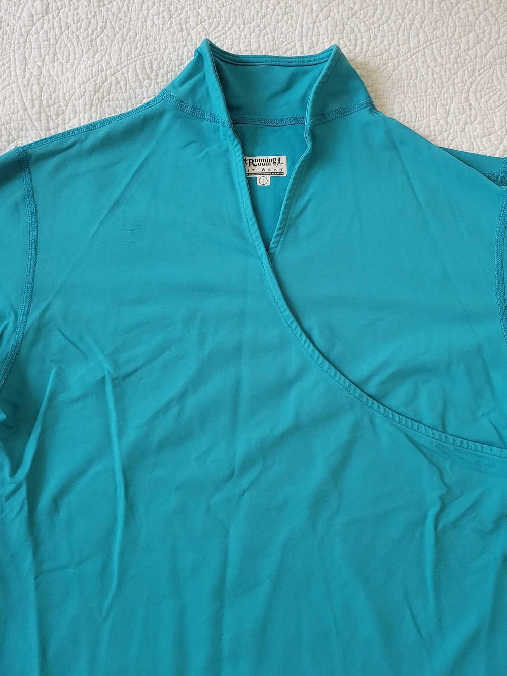 The Running Room Wrap Long Sleeve Top - Picture 3 of 9